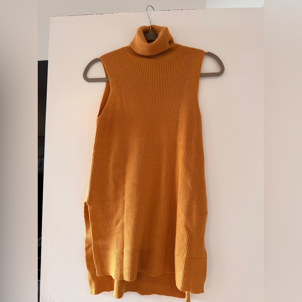 Cult Gaia Mustard Knit Top